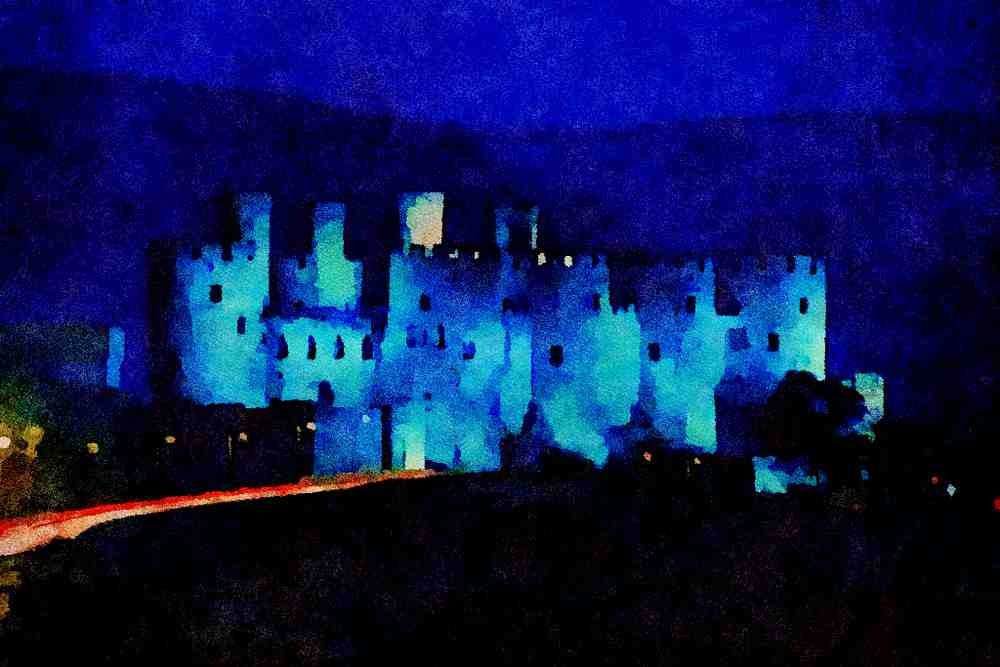 640008 Conwy Castle A4 Limited Edition Watercolour Print
