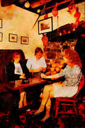 640013 White Lion, Llanelian, Colwyn Bay A4 Limited Edition Watercolour Print