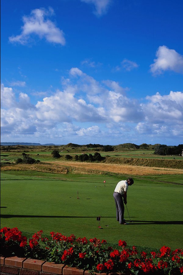 640018 Ashburnham Golf Course, Pembrey, Llanelli A4 Photo Print