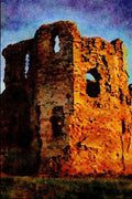 640019 Denbigh Castle A4 Limited Edition Watercolour Print
