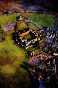 640042 Beaumaris Castle, Anglesey A4 Limited Edition Watercolour Print