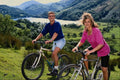 640051 Mountain Bikers, Snowdonia A4 Photo Print