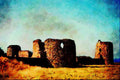 640060 Flint Castle, Flint, Flintshire A4 Limited Edition Watercolour Print