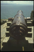 640065 Cannon, Cilccieth Castle A4 Photo Print