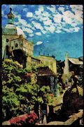640068 Portmeirion A4 Limited Edition Watercolour Print