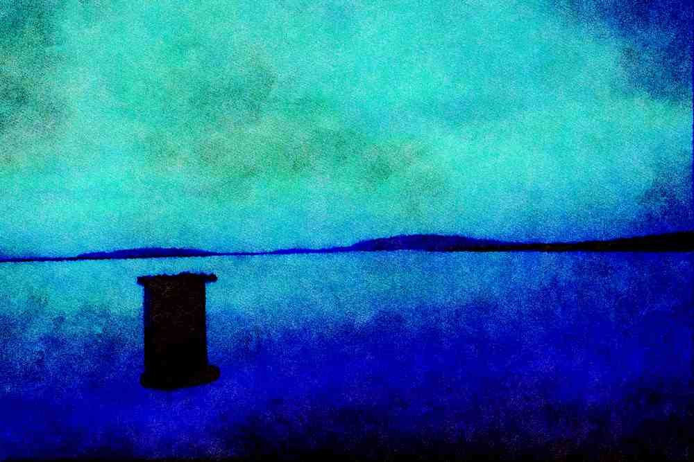 640089 Reservoir A4 Limited Edition Watercolour Print