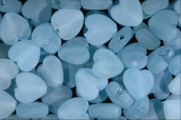 642001 Blue Hearts A4 Photo Print