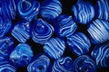 642008 Blue Swirls A4 Photo Print