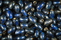642015 Metallic blue Beads A4 Photo Print