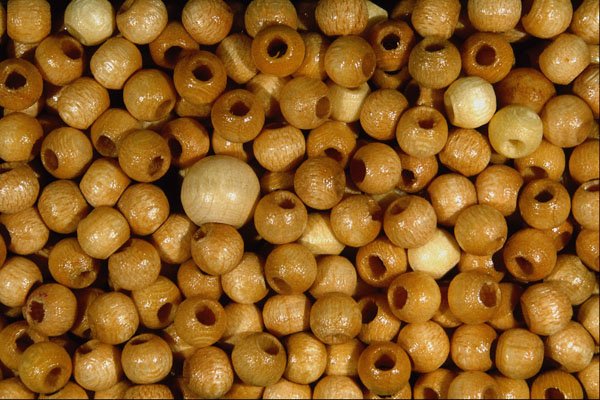 642034 Wooden Balls A4 Photo Print