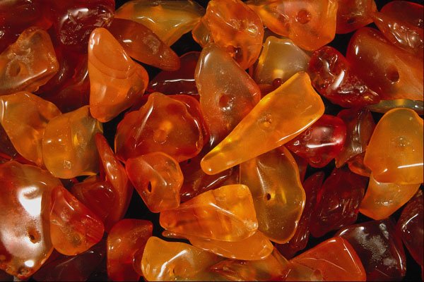 642039 Amber Bits A4 Photo Print