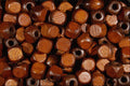 642076 Diced Mahogany A4 Photo Print
