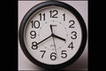 643059 Basic Clock, Twenty To Four A4 Photo Print