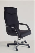 643068 Leather And Chrome Executive Chair A4 Photo Print