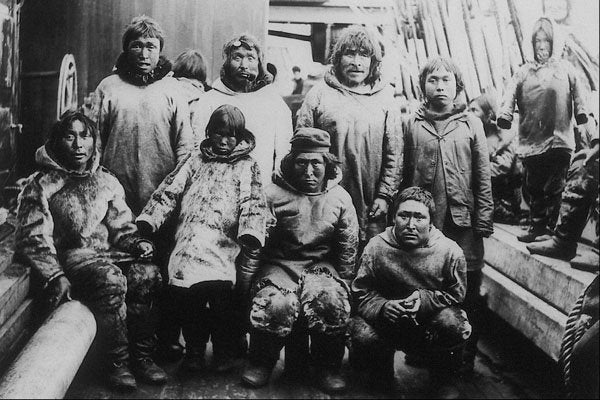 646001 Inuit, Erik Cove, Quebec, 1904; Photo J.D. Moodie C 1822 A4 Photo Print