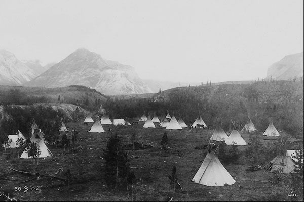 646047 Stoney, Cascade River, Alberta; Photo J. Woodruff Pa 34101 A4 Photo Print