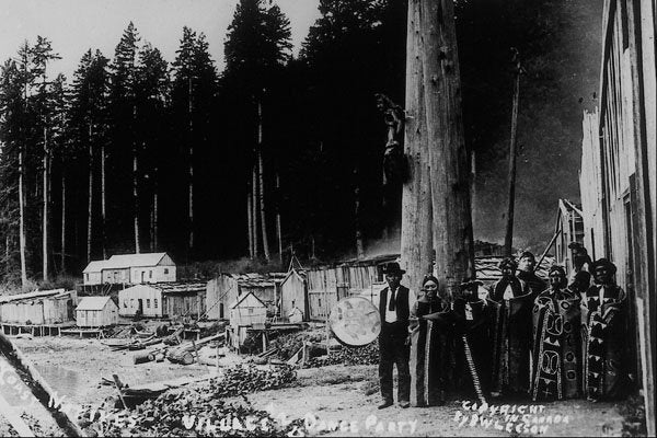 646061 Quatsino, British Columbia, 1920; Photo B.W. Leeson Pa 68294 A4 Photo Print