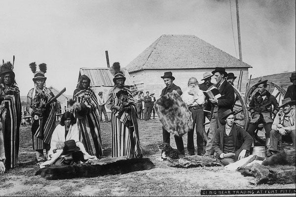 646066 Big Bear At Fort Pitt, 1884; Photo O.B. Buell Pa 118768 A4 Photo Print
