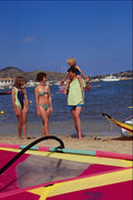 647027 Family On Beach, Puerto Pollensa, Majorca, Spain A4 Photo Print