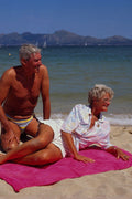 647029 Mature Couple On Beach, Majorca, Spain A4 Photo Print