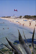 647037 Beach Scene, Hammamet, Tunisia A4 Photo Print