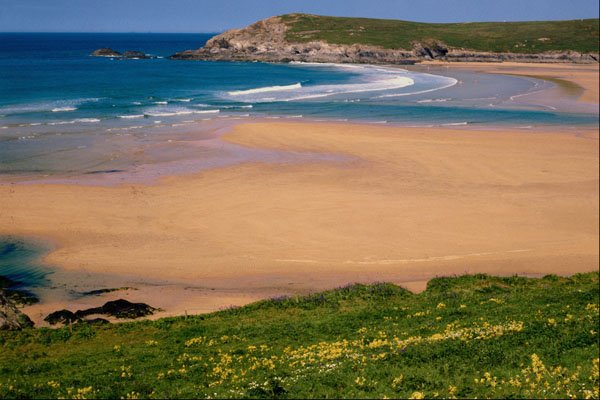 647052 Crantock Beach, North Cornwall A4 Photo Print