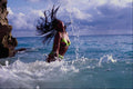 647056 Swimming, Cupecoy Beach, St. Maarten, Caribbean A4 Photo Print