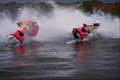 648017 Jet Skiers, Fosse Hill A4 Photo Print