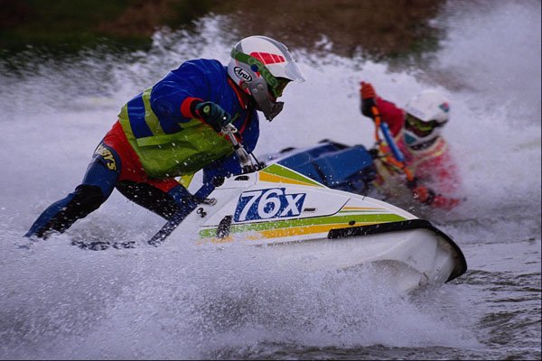 648019 Jet Ski X2, Fosse Hill A4 Photo Print