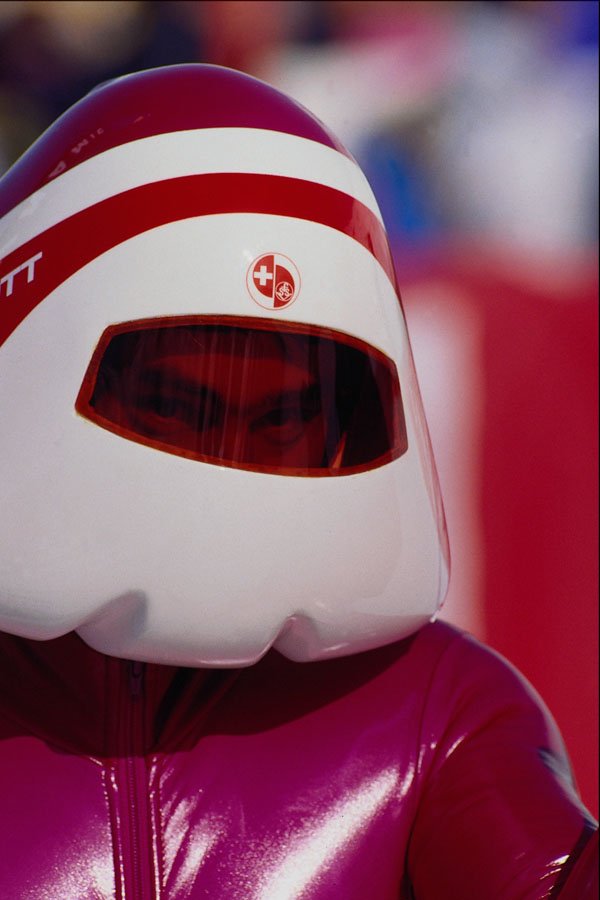 648040 Speed Skiing Competitor, France A4 Photo Print