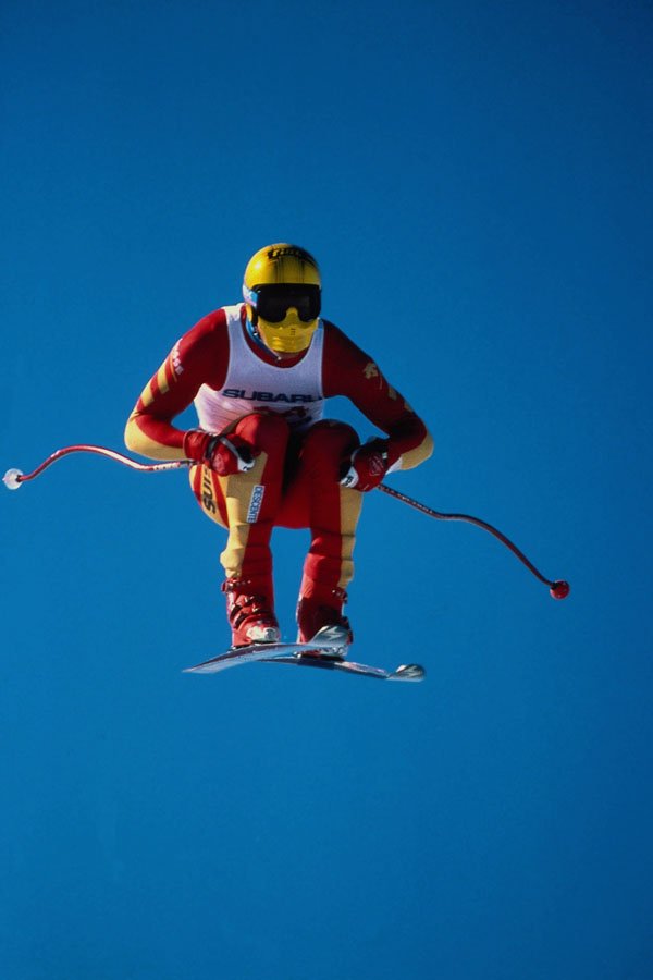 648042 Downhill Racer, Aspen, Colorado A4 Photo Print
