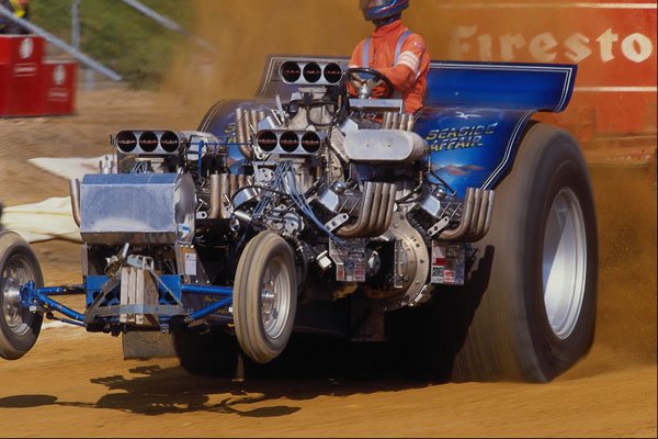 648043 Tractor Pulling, European Championship, Nurburgring A4 Photo Print
