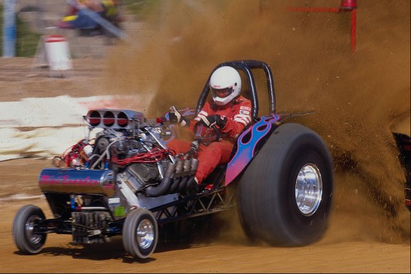 648044 Tractor Pulling, European Championship, Minipuller A4 Photo Print