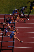 648051 110m Hurdles Semi final A4 Photo Print