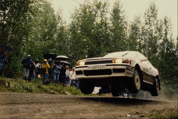 648055 Rally Car, Thousand Lakes, Finland A4 Photo Print