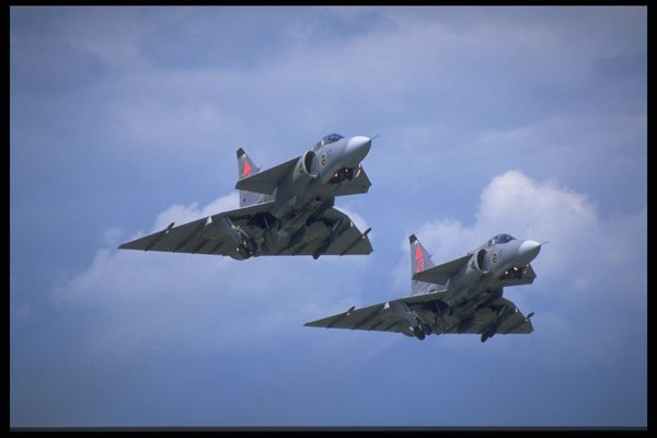 648086 Swedish Airforce A4 Photo Print