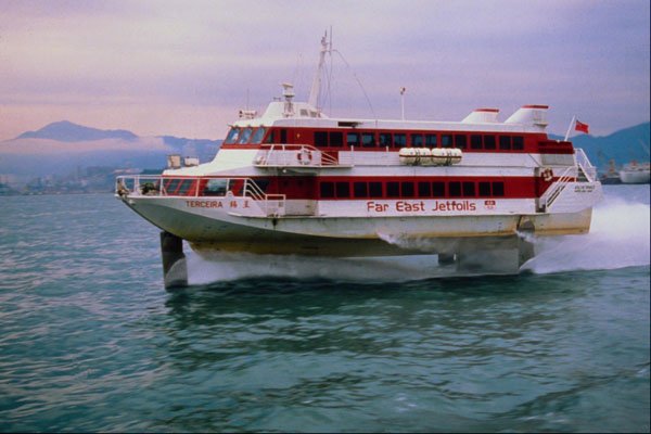648088 High Speed Jet Foil From Hong Kong To Macau A4 Photo Print
