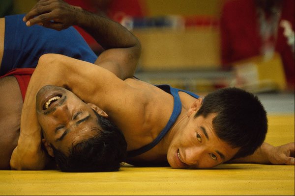 649023 Wrestling, Greco Roman Middleweight Class A4 Photo Print