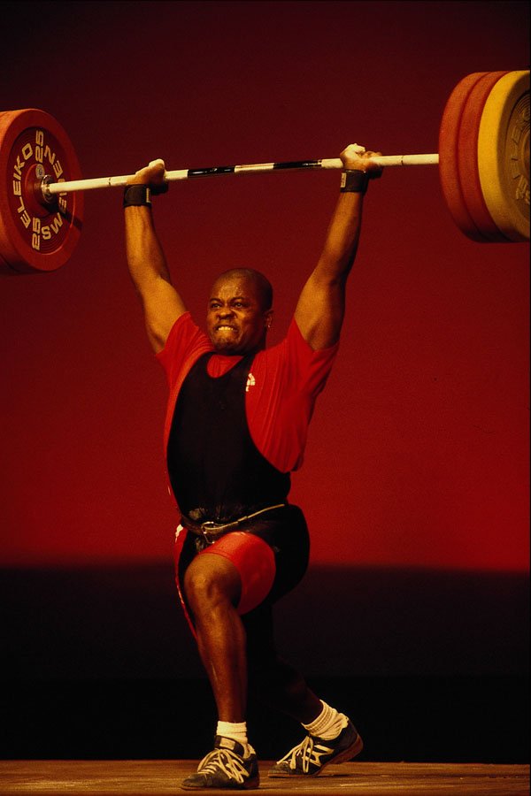 649057 Weightlifting, Clean And Jerk Lift A4 Photo Print