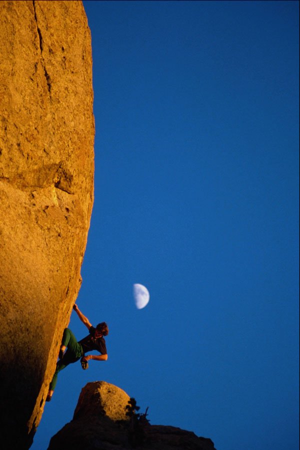 649059 Rock Climbing, City Of Rocks National Monument, Idaho A4 Photo Print