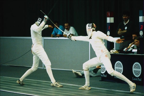 649067 Fencing, International Meeting, Germany Vs. Poland A4 Photo Print