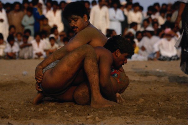 649072 Wrestling, Pakistan A4 Photo Print