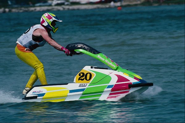 649083 Jet Ski Action A4 Photo Print