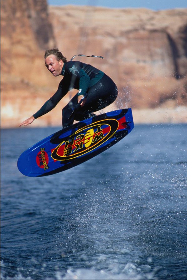 649091 Wake Jump, Lake Powell, Utah A4 Photo Print