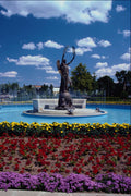 650080 Exhibition Place Statue, Toronto, Ontario A4 Photo Print