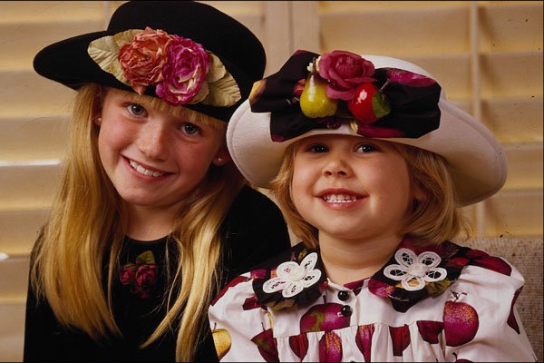 651017 Portrait, Cousins A4 Photo Print