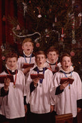 651018 Five Church Of England Choristers, Singing Before A Tree A4 Photo Print