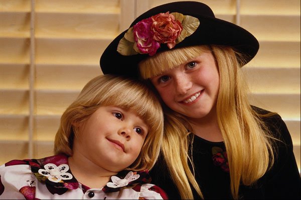 651021 Young Girls, Portrait A4 Photo Print