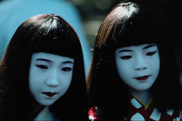 651026 Young Girls In Costume, Festival Of Ages, Kyoto, Japan A4 Photo Print