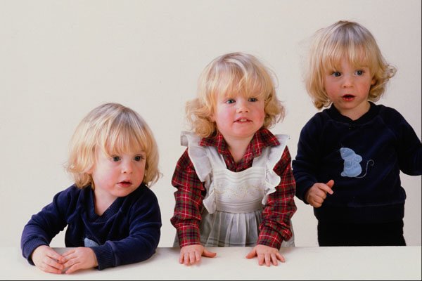 651034 Triplets A4 Photo Print